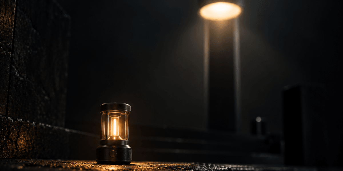 A single sharply focused point of light landing precisely on one narrow target while several dimmer points miss it, representing a page giving an AI system one clear, specific answer